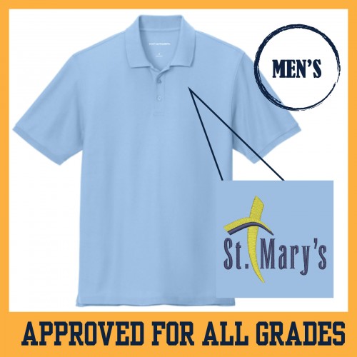 Port Authority Pique Polo - Men's (Cloud Blue)